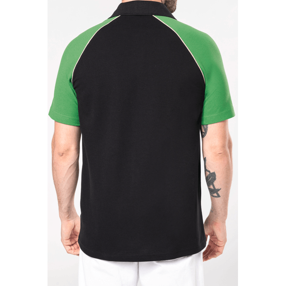 Kariban | Polo baseball > polo bicolore da uomo